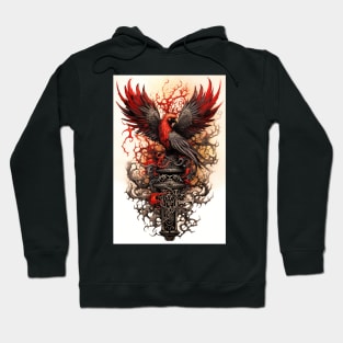 The Phoenix and the Statue Hoodie